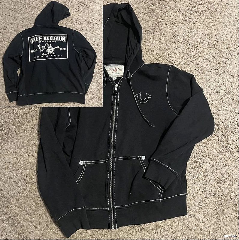 True Religion Classic Zip hoodie Black True Religion for Daily Styling