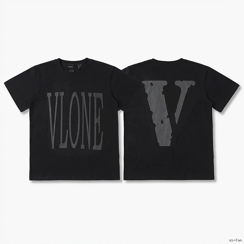 Vlone minimalist style black T-shirt