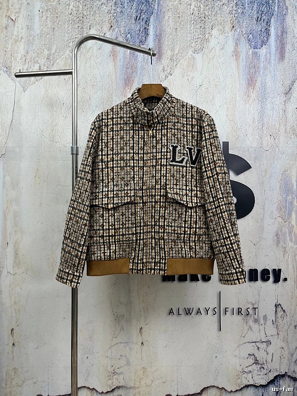 Winter Jacket in Tan by Louis Vuitton